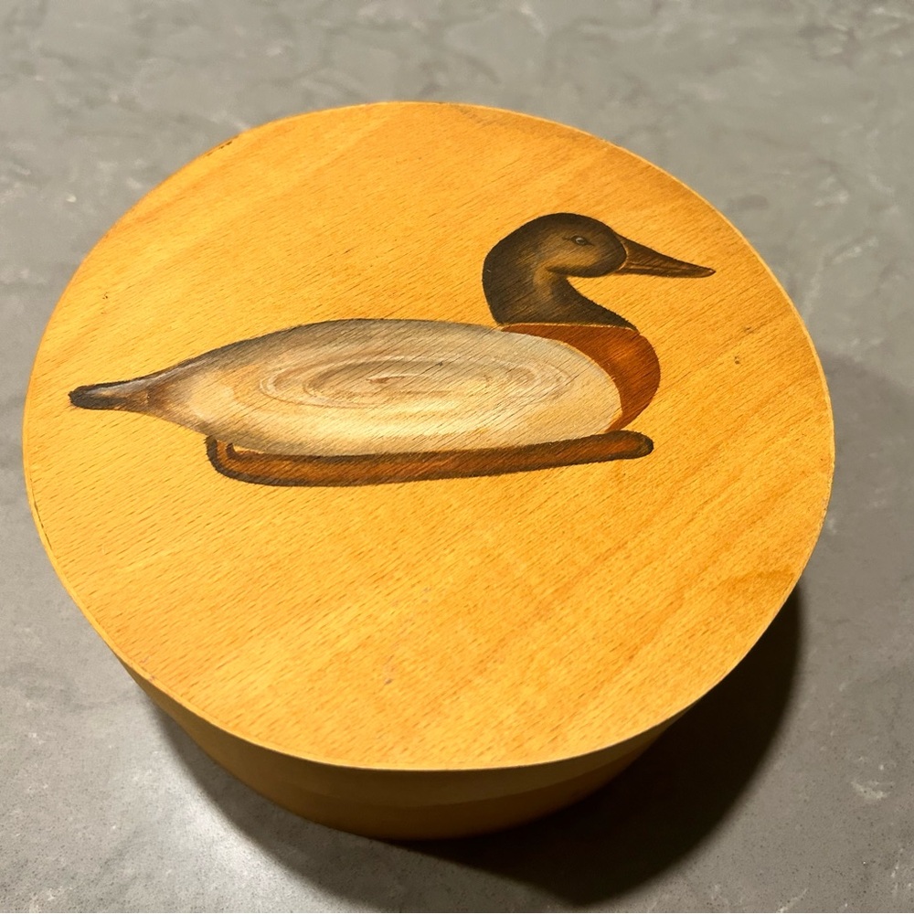 Handcrafted Wooden Duck Decoy Box